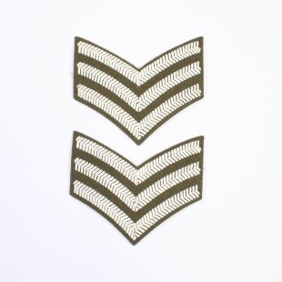 British Sergeant Stripes Pair Military Issue
