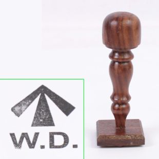 British W.D. Webbing Rubber Ink Stamp