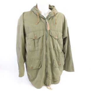 British Windproof Smock Olive Green with full zip size 8 Original