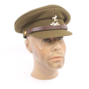 Captain Mainwaring Officers SD Service Dress Peak Cap and Dads Army RWK badge