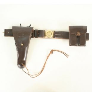 Colt 45 Officers Leather Belt rig set
