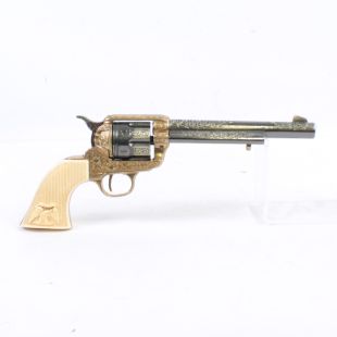 Colt Single Action Army Cavalry Revolver 7" Revolver with engraving by Denix
