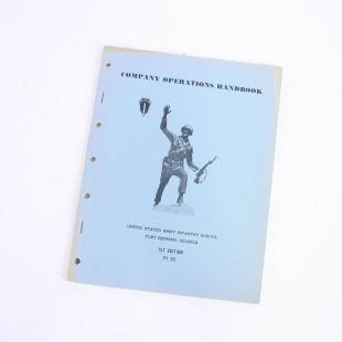 Company Operations Handbook Fort Benning 1st Edition FY 65