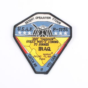 Desert Storm F-117A Catch Me If You Can Patch