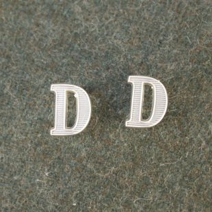 Deutschland "D" Cyphers for Shoulder Boards in Silver