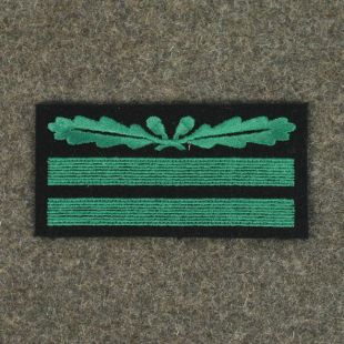 German Army and SS Rank Patch Embroidered Oberleutnant