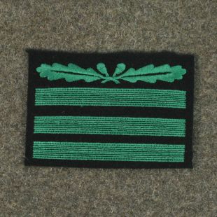 German Army and SS Rank Patch Embroidered Hauptmann
