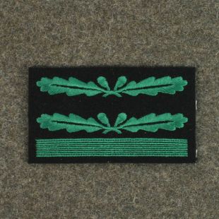 German Army and SS Rank Patch Embroidered Major