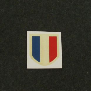 French single helmet decal