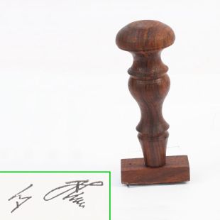 Adolf Hitlers Signature Rubber Ink Stamp