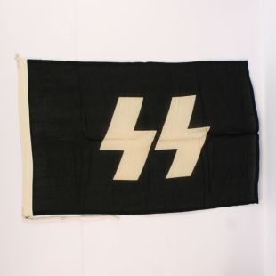 German SS Black Cotton Flag 5x3 ft 