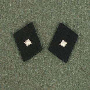 Volkssturm Gruppenfuhrer Collar Tabs