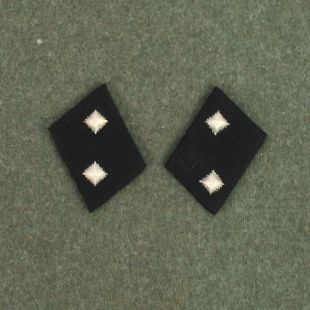 Volkssturm Zugfuhrer Collar Tabs