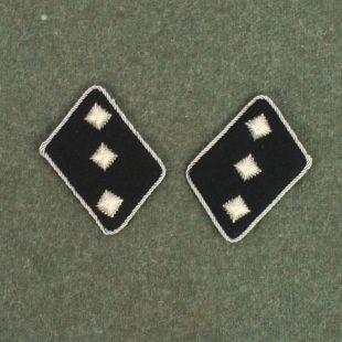 Volkssturm Kompaniefuhrer Collar Tabs