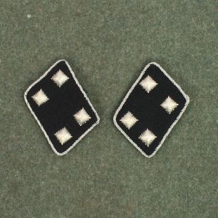 Volkssturm Bataillonsfuhrer Collar Tabs