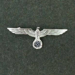 German Heer Breast Eagle Metal Silver by FAB