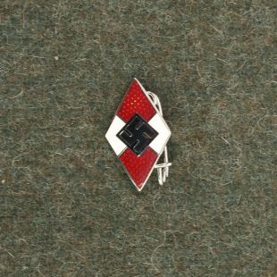 German Hitler Youth Party Badge and Cap Badge