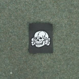 Waffen SS Skull Cap Badge Small Grey by FAB