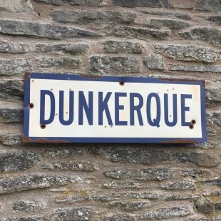 Dunkerque Metal Road Sign