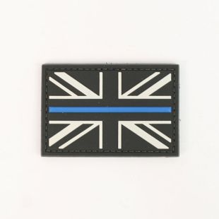Thin Blue Line Subdued Union Flag Rubber Patch
