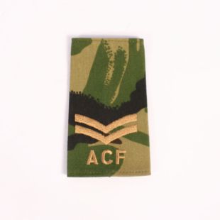 DPM Camouflage Rank Slides ACF Corporal Pair