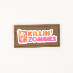 Killin Zombies Logo Rubber Patch