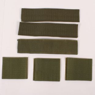 Hook and loop Backing Set. Green