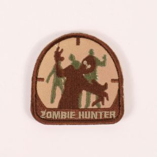 Zombie Hunter Cloth Hook and loop Badge
