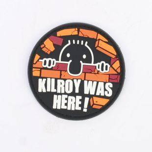 Kilroy Was Here Hook and Loop Badge