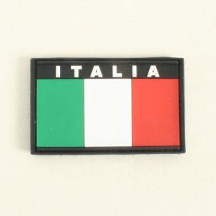 Italy Flag Badge Hook and loop Colour