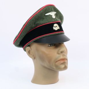 Waffen SS Crusher Cap Panzer Piping by EREL