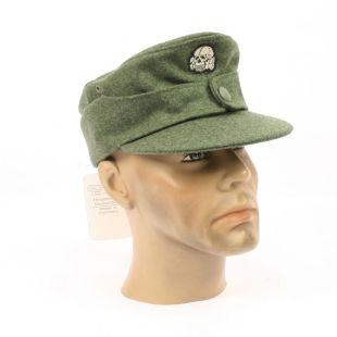 Waffen SS M43 Field Cap 1 Button With Eagle on the Side by EREL