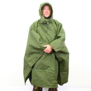 Ex British Army 1958 Nylon Green Poncho