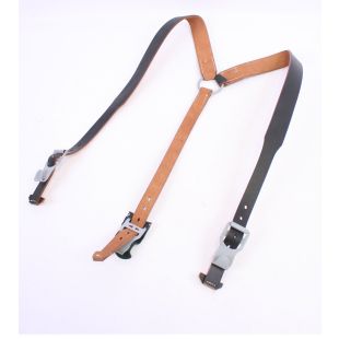 Fallschirmjager Black Y Straps Grey Buckles by FAB