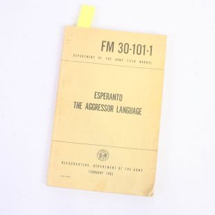 FM 30-101-1 Esperanto The Aggressor Language Manual 1962