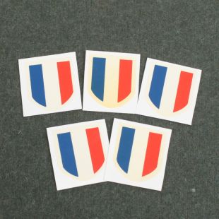French SS single helmet decal Transfer for German Helmet Pack of 5