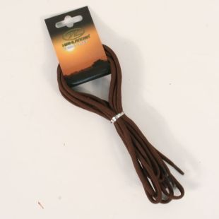 Highlander brown combat boot laces round