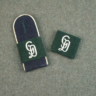 GD Grossdeutschland Cloth Slip Ons for Shoulder Boards