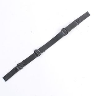 German Army & Luftwaffe NCO's Black Leather Visor chinstrap