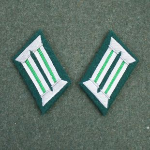 German Army Officers Collar Tabs Gebirgsjager