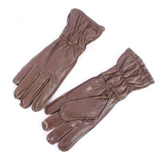 German Fallschimjager Short Lined Leather Gloves