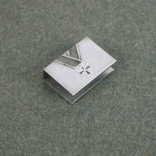 German Imperial Metal Matchbox with 1914 Iron Cross