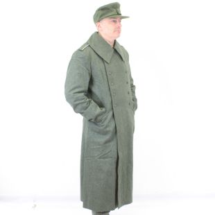 German M43 Greatcoat Mid War Colour by Richard Underwood Militaria