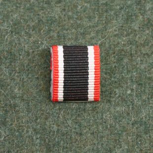 German Merit cross medal ribbon on a backing plate