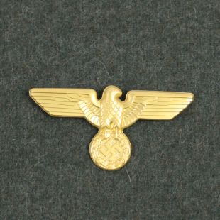 German NSDAP Political Leaders Cap Eagle Badge Gold by FAB