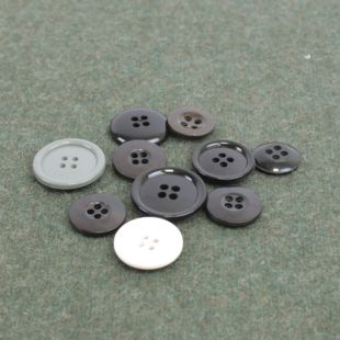 German Plastic Buttons, Pack of 10 assorted from Band of Brothers