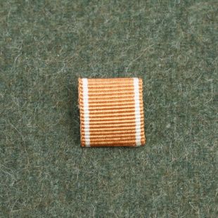 German West Wall medal ribbon on a backing plate