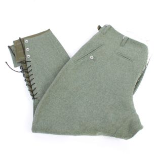 German Wool Breeches by RUM 38" waist Metal Buttons