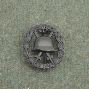 German WW1 Wound Badge Black 3rd Class Hollow Back by RUM