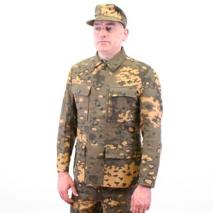 German WW2 4 Pocket Tunic in Oak A Camouflage by Richard Underwood